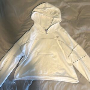 White Champion hoodie